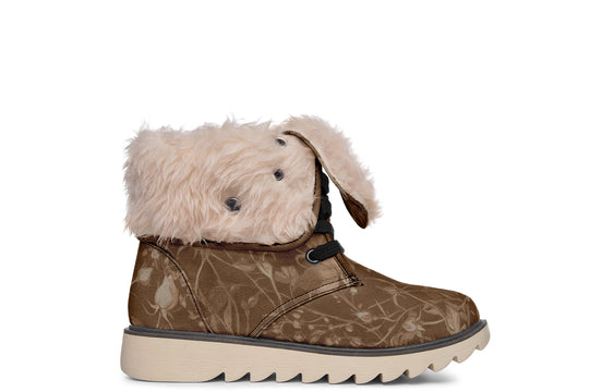 Hazel Rose Romance Fold Over Winter Boots