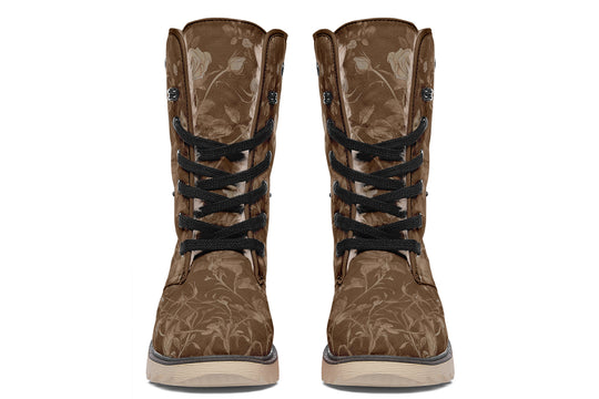 Hazel Rose Romance Fold Over Winter Boots