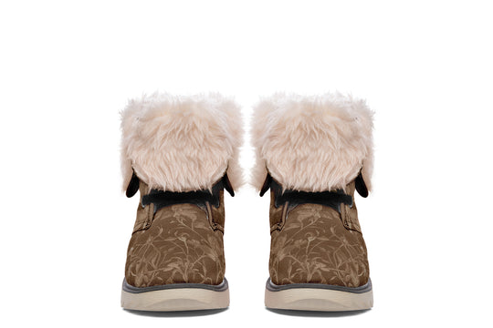 Hazel Rose Romance Fold Over Winter Boots