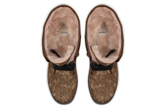 Hazel Rose Romance Fold Over Winter Boots