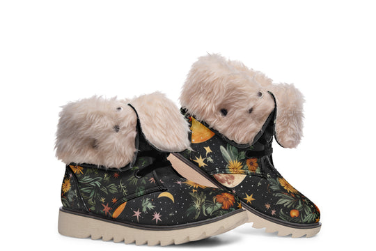 Lunar Meadow Fold Over Winter Boots