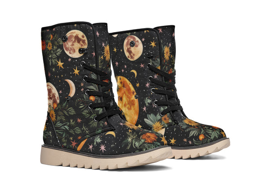 Lunar Meadow Fold Over Winter Boots