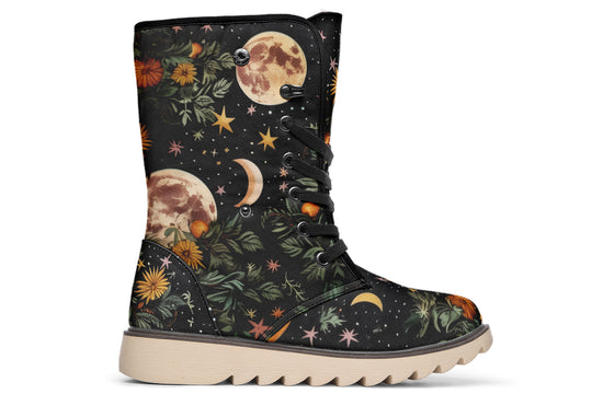 Lunar Meadow Fold Over Winter Boots