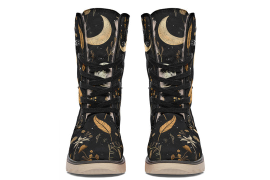 Moonlit Botanica Fold Over Winter Boots
