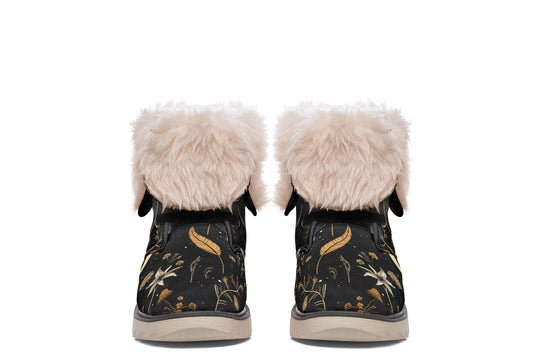 Moonlit Botanica Fold Over Winter Boots