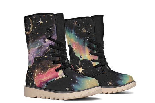 Northern Lights Fold Over Winter Boots
