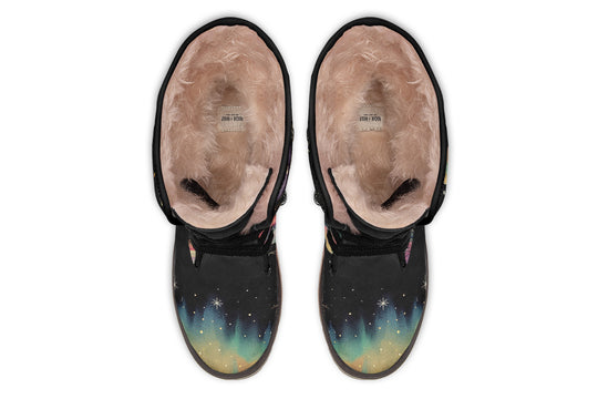 Northern Lights Fold Over Winter Boots