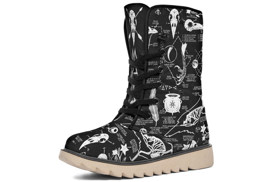 Raven Study Fold Over Winter Boots