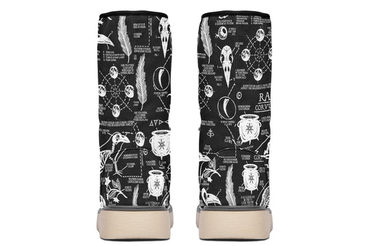 Raven Study Fold Over Winter Boots