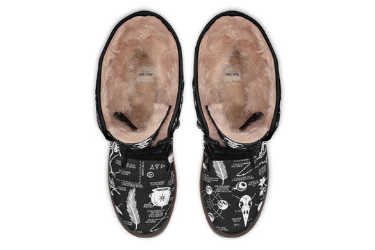 Raven Study Fold Over Winter Boots