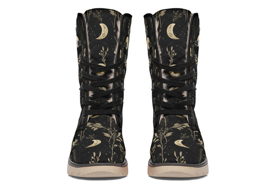 Twilight Garden Fold Over Winter Boots