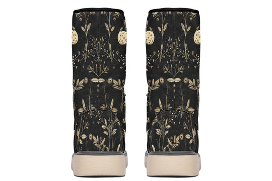 Twilight Garden Fold Over Winter Boots