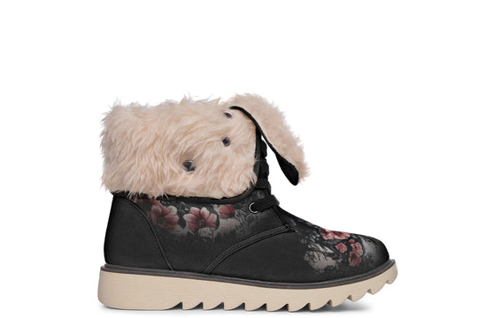 Wildflower Bear Fold Over Winter Boots
