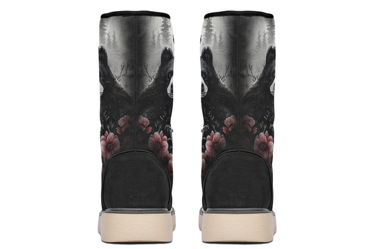 Wildflower Bear Fold Over Winter Boots