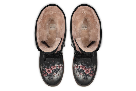 Wildflower Bear Fold Over Winter Boots