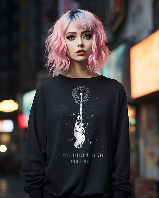 Cosmic Devotion Long Sleeve Tee - Unisex & Vegan Alt Goth Witchy Top Grunge Aesthetic Fashion Cool Gothic gifts