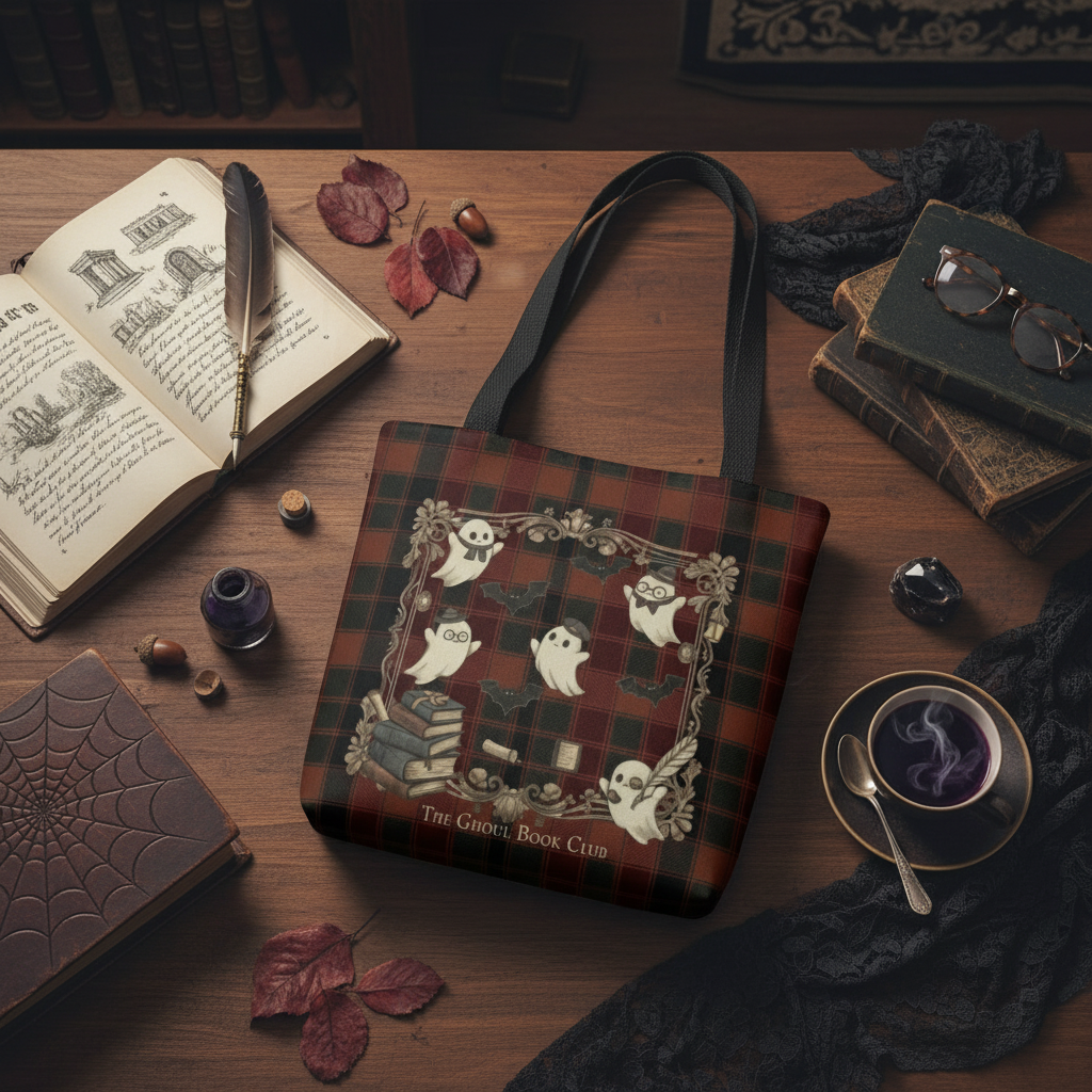 Ghoul Book Club Tote Bag
