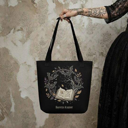 Haunted Academy Tote Bag