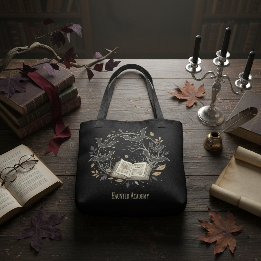 Haunted Academy Tote Bag