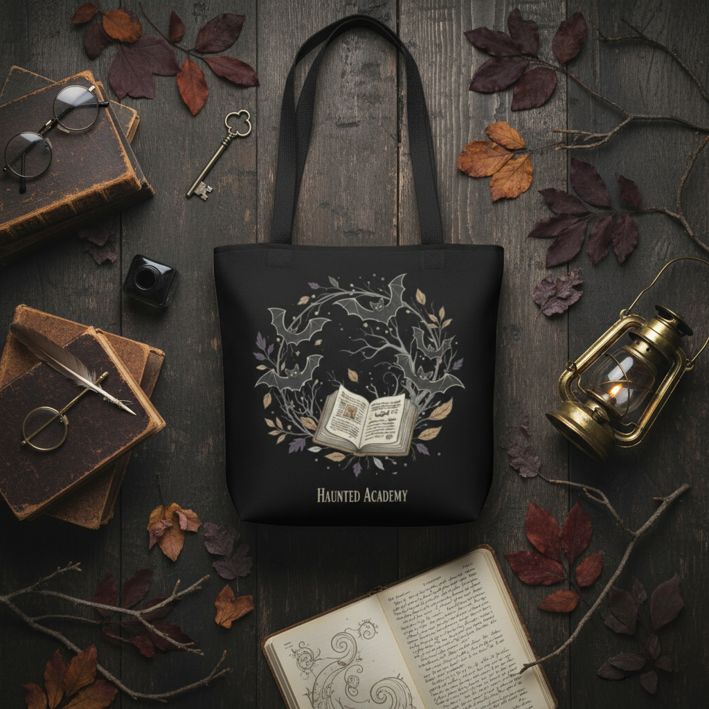 Haunted Academy Tote Bag