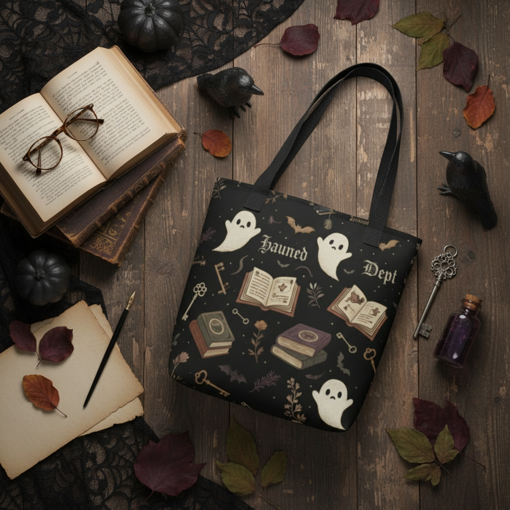 Haunted Dept Tote Bag