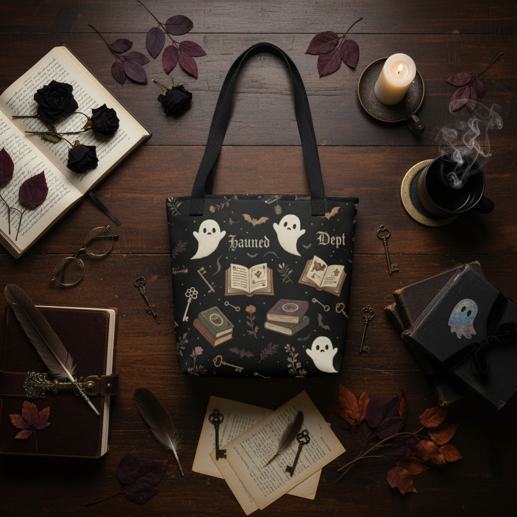 Haunted Dept Tote Bag