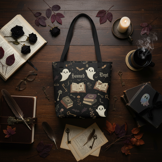 Haunted Dept Tote Bag
