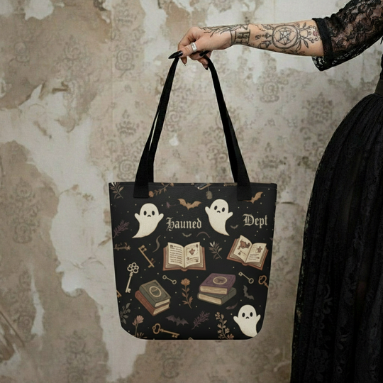 Haunted Dept Tote Bag