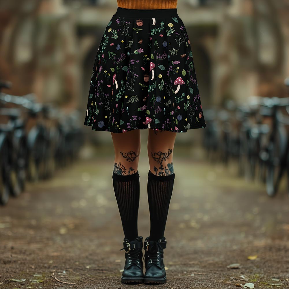 Herbology Skater Skirt