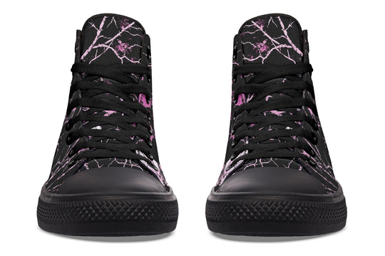 Amethyst Kintsugi Rose High Tops