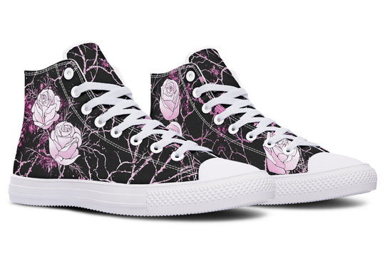 Amethyst Kintsugi Rose High Tops