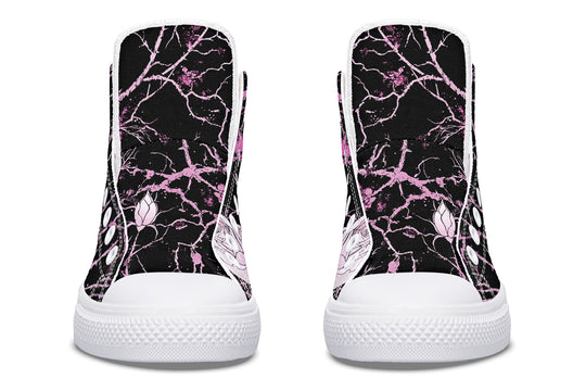 Amethyst Kintsugi Rose High Tops
