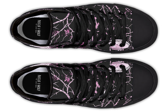 Amethyst Kintsugi Rose High Tops