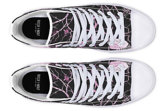Amethyst Kintsugi Rose High Tops