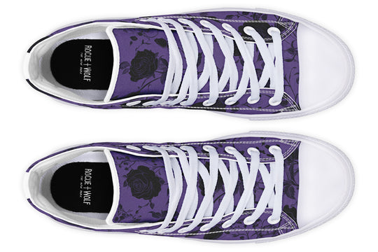 Amethyst Rose Romance High Tops