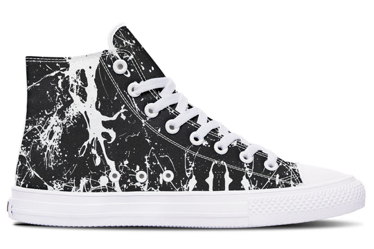 Black Inkstorm High Tops