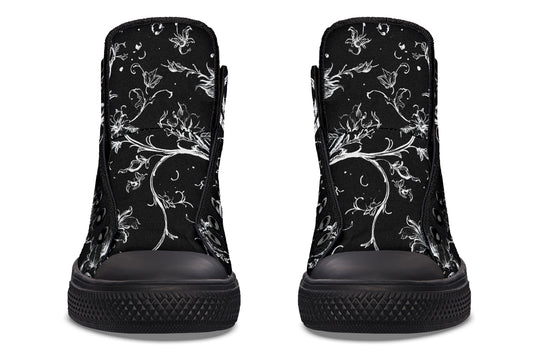Black Night Stroll High Tops