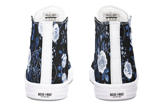 Blue Rose Romance High Tops