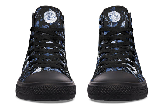 Blue Rose Romance High Tops