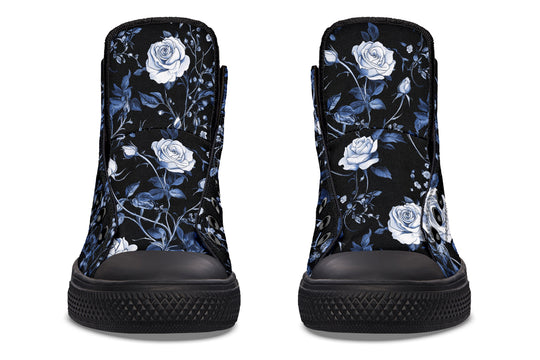 Blue Rose Romance High Tops