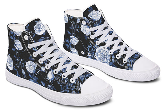 Blue Rose Romance High Tops