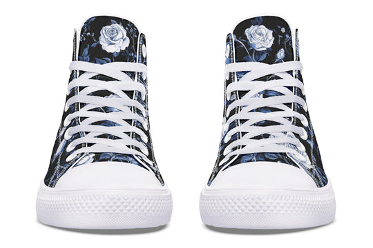 Blue Rose Romance High Tops
