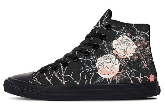 Blush Kintsugi Rose High Tops