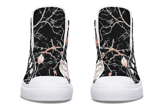 Blush Kintsugi Rose High Tops