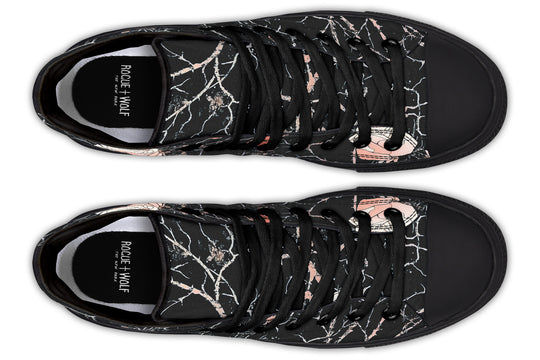 Blush Kintsugi Rose High Tops