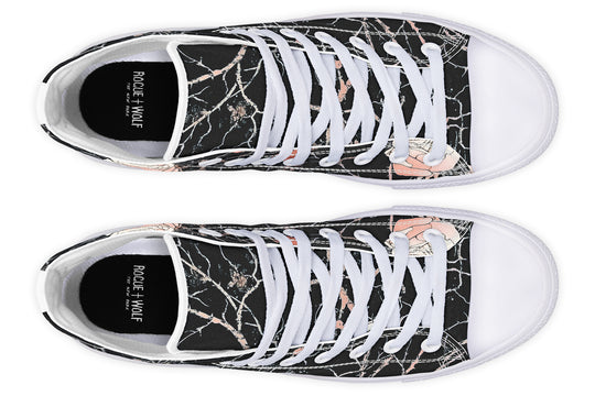Blush Kintsugi Rose High Tops