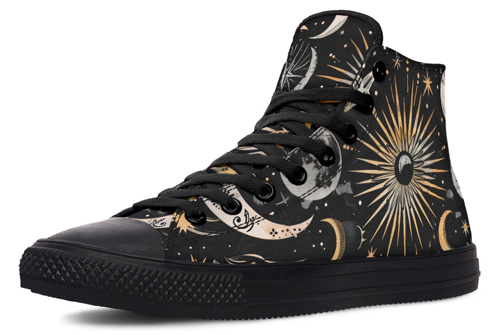 Cosmic Sigils High Tops