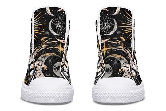 Cosmic Sigils High Tops