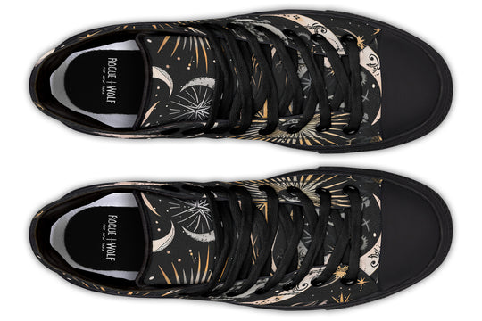 Cosmic Sigils High Tops