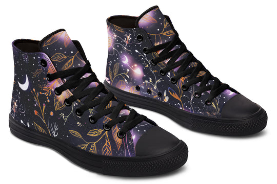 Cosmic Petals High Tops